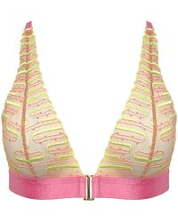 Somewhere Never - Desert Heat High Triangle Bralette - Lyst