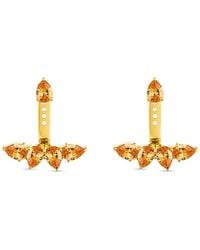 SALLY SKOUFIS - Pure Ear Jacket With Made Cz Diamond Stimulant - Lyst