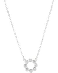 Auree - Ortigia Mini Moissanite & Sterling Necklace - Lyst