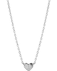 Muru - Tiny Heart Necklace - Lyst