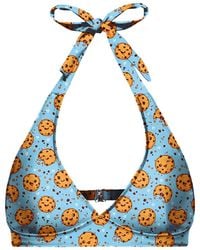 Aloha From Deer - Cookies Halter Neck Bikini Top - Lyst