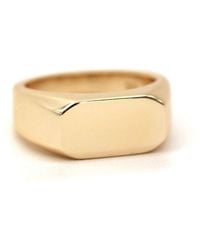 VicStoneNYC Fine Jewelry - Timeless Bold Signet Ring For - Lyst