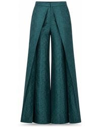 Silk and Bears - Ophelia Dynasty Wide Leg Palazzo Trouser - Lyst