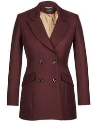Seren London - Burgundy Dress Jacket - Lyst