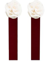 Nur Karaata - Versailles Rose Burgundy Gloves - Lyst