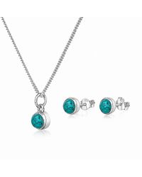 The Jewellery Store London - December Birthstone Jewellery Set - Lyst