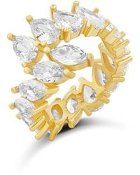 SHYMI - Marquise & Pear Shaped Wrap Statement Ring - Lyst