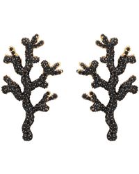 LÁTELITA London Coral Reef Earrings Black Cz