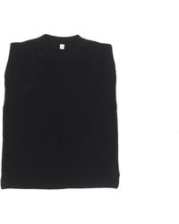1 People Napoli High Neck Knitted Top In Licorice Black
