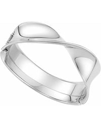 Rare Matters Jewelry - Modern Sculptural Stainless Steel Hinge Cuff Bracelet - Lyst