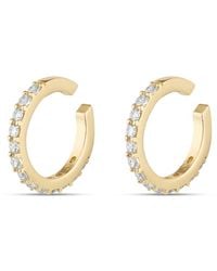 Spero London - Cubic Zirconia Sterling Ear Cuff No Piercing - Lyst