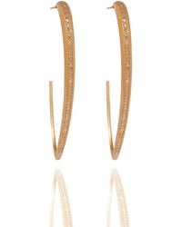 Kaizarin - Long Damond Bali Earrings Plated On - Lyst