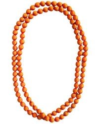 Heritagemoda - Handcrafted Silk Beads Necklace - Lyst