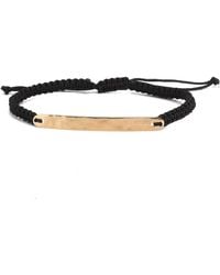 Ecce | Artisan Diamonds - 14K Solid Hammered Rose Cord Bracelet - Lyst