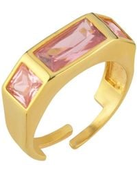 LINYA JEWELLERY - Vega Crystal Stone Ring - Lyst