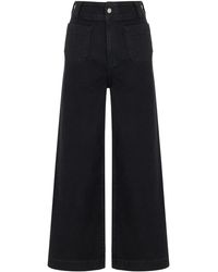 Nocturne - High Waisted Wide Leg Jeans - Lyst