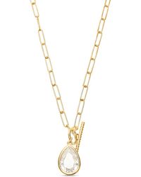 Esterah - Crystal Link Chain Necklace - Lyst