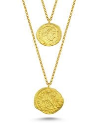 RADIAN jewellery - Coin Necklace - Lyst