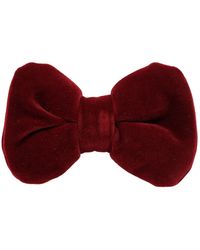 DAVID WEJ - Velvet Pretied Bow Tie – - Lyst