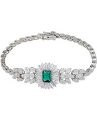 LÁTELITA London - Countess Gemstone Bracelet Emerald - Lyst