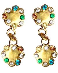Lily Flo Jewellery - Electric Garden Gemstone Double Drop Earrings - Lyst
