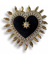 VETKA - Heart Statement Brooch – Golden Radiance - Lyst
