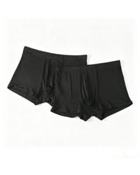 Soft Strokes Silk - Set Of Two Knitted Silk Trunks - Lyst