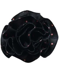 2KStyle - Gardenia Satin Effect Polka-Dot Brooch - Lyst