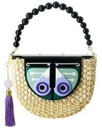 Gissa Bicalho - Handmade Acrylic Bag Haf Moon Butterfly - Lyst