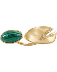 Rare Matters Jewelry - Smooth Oval Malachite Statement Ring - Lyst