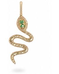 Zohreh - Emerald Snake Pendant 9K - Lyst