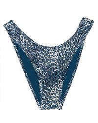 Blackbough Swim - Fiona High Rise Cheeky Bottoms Snow Leopard Jacquard - Lyst