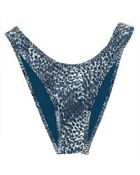 Blackbough Swim - Fiona High Rise Cheeky Bottoms Snow Leopard Jacquard - Lyst