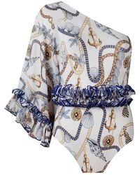 Nur Karaata - Kelly Tropezienne Mia Belt Swimsuit - Lyst