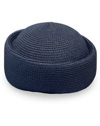 London Atelier Byproduct - Straw Pillbox Hat - Lyst
