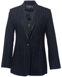 Le Réussi - /white Pinstripes Blazer/suit - Lyst