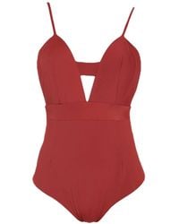 Rive & Rituel - Micaela Bordeaux One Piece - Lyst