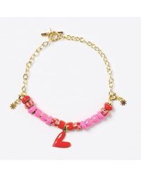 Pinnole - I Love You Charm Bracelet - Lyst