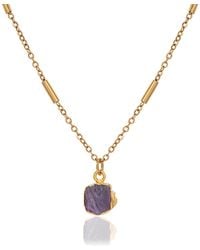 A Weathered Penny - Amethyst Necklace - Lyst