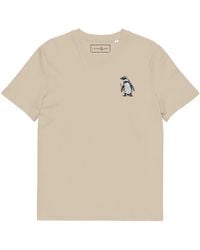 Anchor and Crew - Neutrals Desert Dust Penguin Suit Actual Life Organic Cotton Embroidered T-Shirt - Lyst