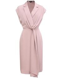 Smart and Joy - Asymmetrical Dress With Draped Panel - Lyst