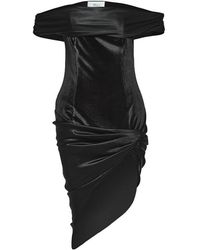 Maison sél - Off Shoulder Velvet Dress – - Lyst