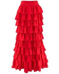 Silvia Serban - Veil Skirt With Adjustable Length - Lyst
