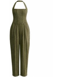 Luroq London - Halter Sculpt Jumpsuit - Lyst