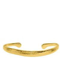 Dower & Hall - Yellow Vermeil Curved Torque Bangle - Lyst