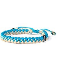 Harbour Uk - Neutrals Hylander Chunky Steel Rope Bracelet - Lyst