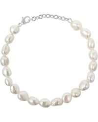 Kiri & Belle - Alyssa All Baroque Pearl Sterling Bracelet - Lyst