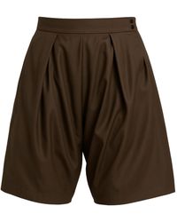 Maui X Lolita - André Espresso Draped Shorts - Lyst