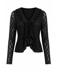 Yumi' - Ruffle Lace Top - Lyst