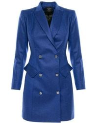 AVENUE No.29 - Double Breasted Wool Blazer Dress - Lyst